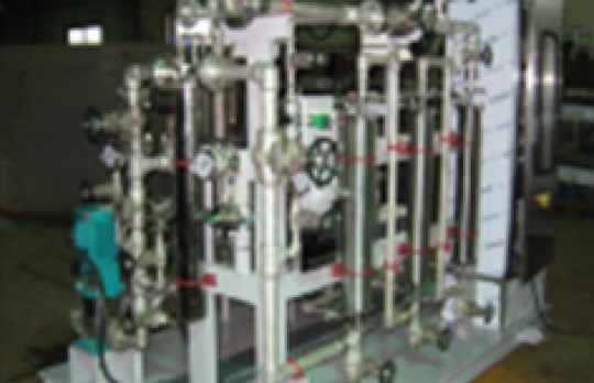 Membrane Degasifier System (for Nuclear Power Research, KOREA)