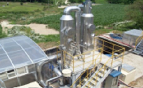 High Concentrated Ammonia Containing Wastewater Treatment Process Under Operation in Korea (Developed by Whasung Systech)